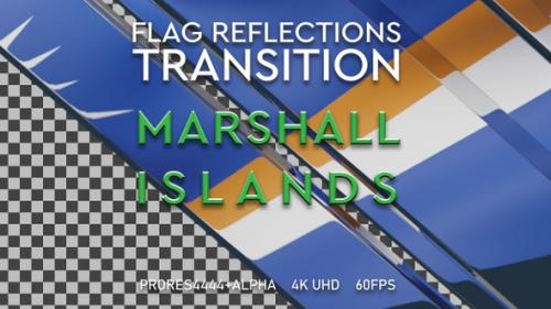 Videohive - Flag of Marshall Islands transition | UHD | 60fps - 43327798 - 43327798