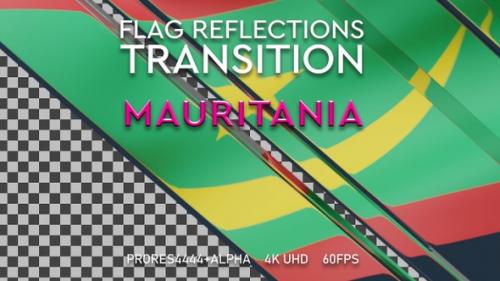 Videohive - Flag of Mauritania transition | UHD | 60fps - 43327799 - 43327799