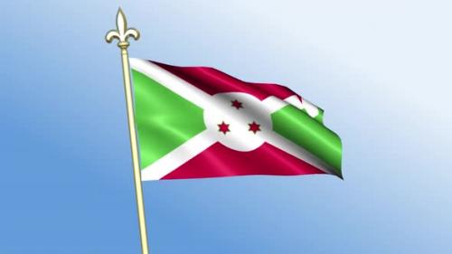 Videohive - Burundi Flag - 43330354 - 43330354