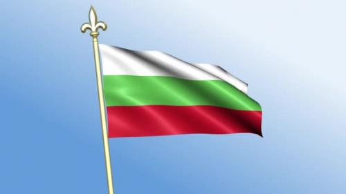 Videohive - Bulgaria Flag - 43330356 - 43330356