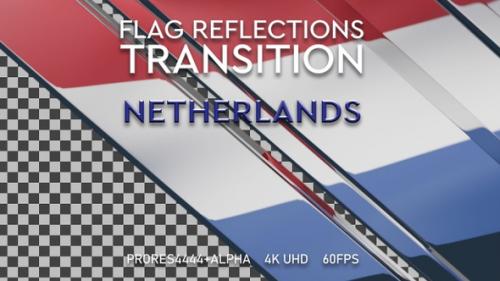 Videohive - Flag of Netherlands transition | UHD | 60fps - 43335666 - 43335666