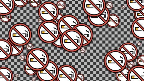 Videohive - Emojii No Smoking Transition | UHD | 60fps - 43335676 - 43335676