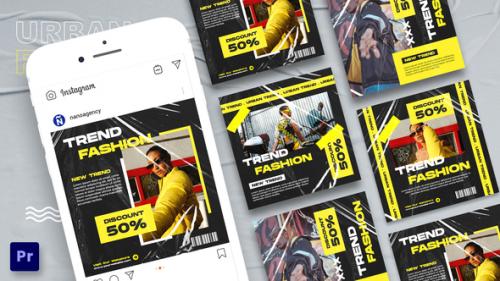 Videohive - Streetwear Instagram Posts For Premiere Pro - 42488104 - 42488104