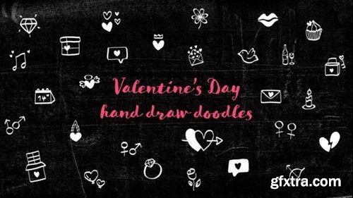 Videohive Valentine's Day Doodles 42949768