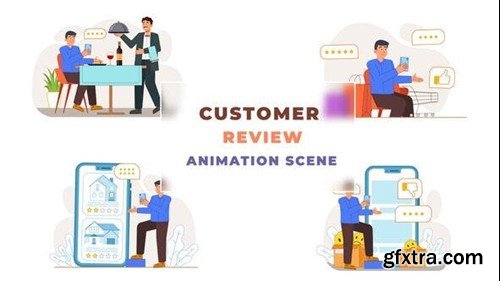 Videohive Customer Review Animation Scene 42854573