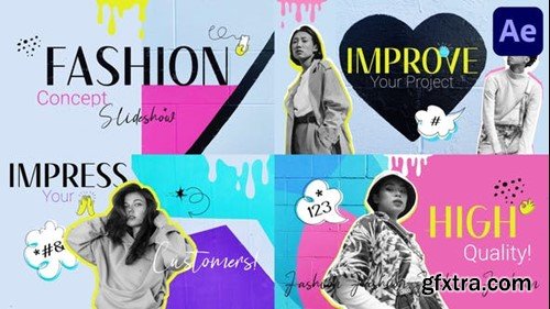 Videohive Fashion Concept Slideshow for After Effects 43235198