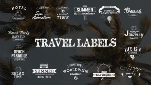 Videohive - Travel Labels - 43329850 - 43329850