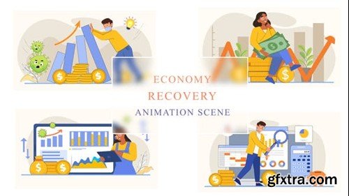 Videohive Economy Recovery Animation Scene 43333766