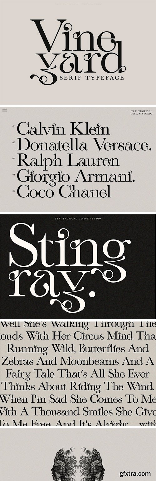 Vineyard - Serif Typeface