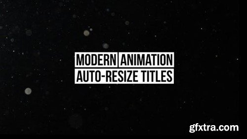 Videohive Auto-Resize Titles 43334635