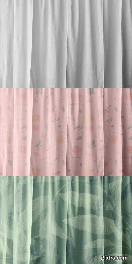 Editable Curtain Mockup Design 442162642