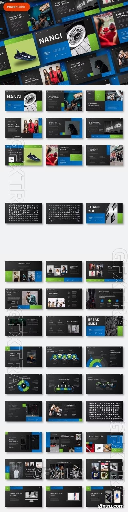 Nanci - Business PowerPoint Template NRKQZD2