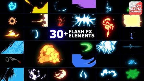 Videohive - Flash FX Elements Pack | Motion Graphics - 43307521 - 43307521