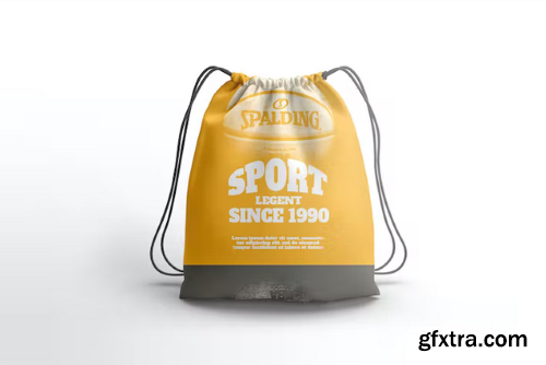 Drawstring Bag Mockup