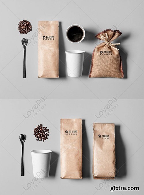 Coffee Bean Vi Mockup Template 400671202