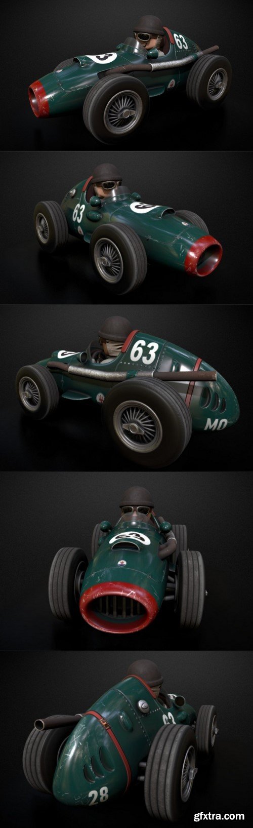 Maseretti F1 1950 3D Model