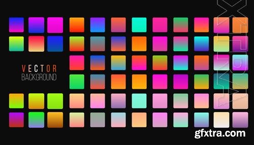 Vector big set colorful gradient