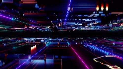 Videohive - Techno Colorful Tunnel - 43324691 - 43324691