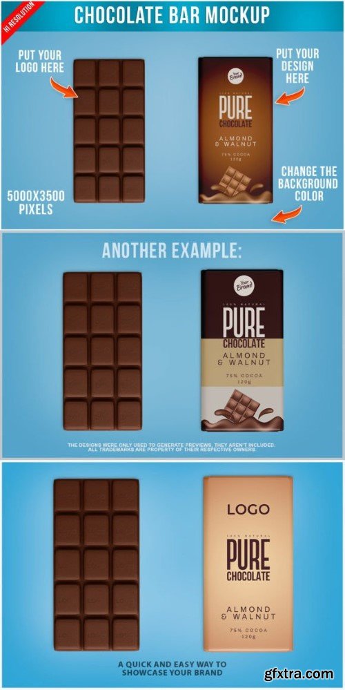 Chocolate Bar Mockup