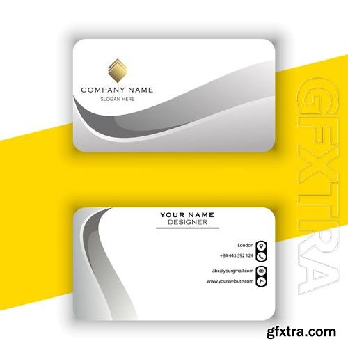 Vector modern business card template