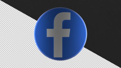 Videohive - Facebook Logo - 4K V2 - 43334731 - 43334731