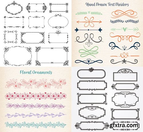 Ornaments - 20 Vector Design Graphics Collection