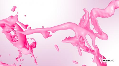 Videohive - Splash Of Strawberry Milkshake V6 - 43357167 - 43357167