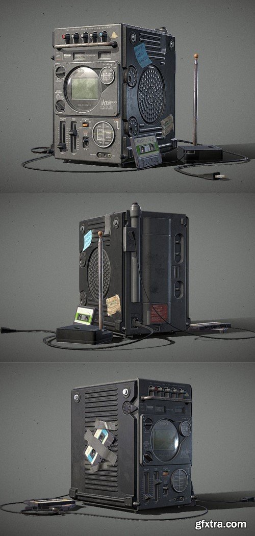 Sony FX 300 3D Model