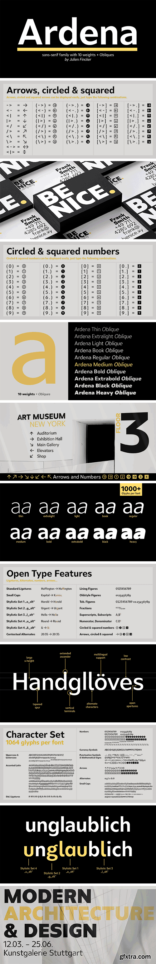 Ardena Font Family