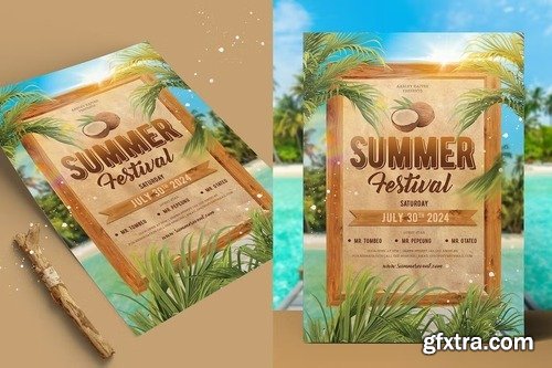 Summer Festival Flyer D2J8LVF