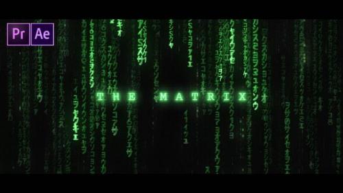 Videohive - The Matrix Opener - 43274063 - 43274063