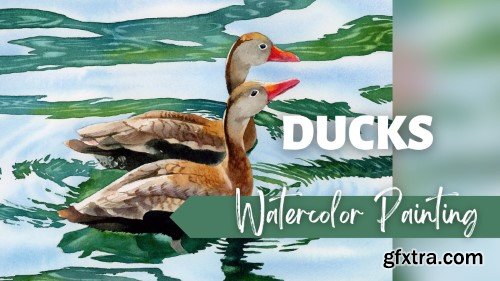 How to Paint Ducks and Water Ripples in Watercolor