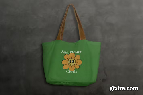 Fabric Tote Bag Mockup