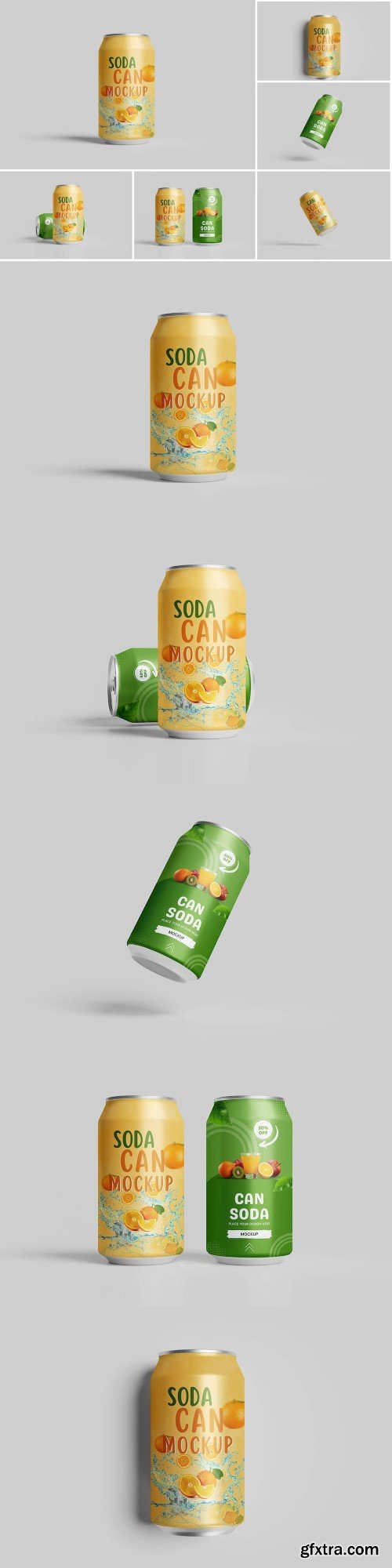 Soda Can Mockup