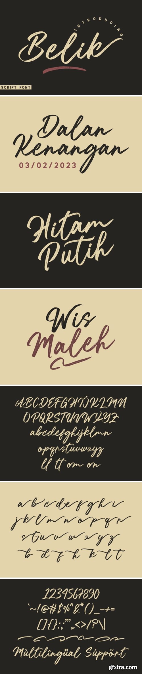 Belik Font