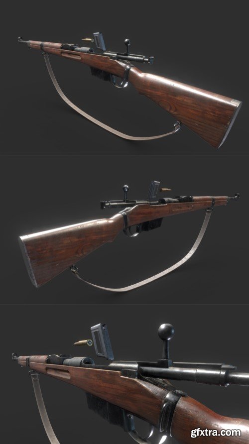 35M Manlicher 3D model