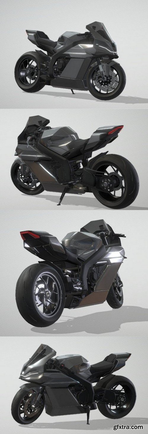 Mav-1r Sportbike Concept 3D Model