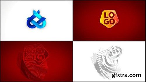 Videohive Simple Extrude logo Reveal 43368054