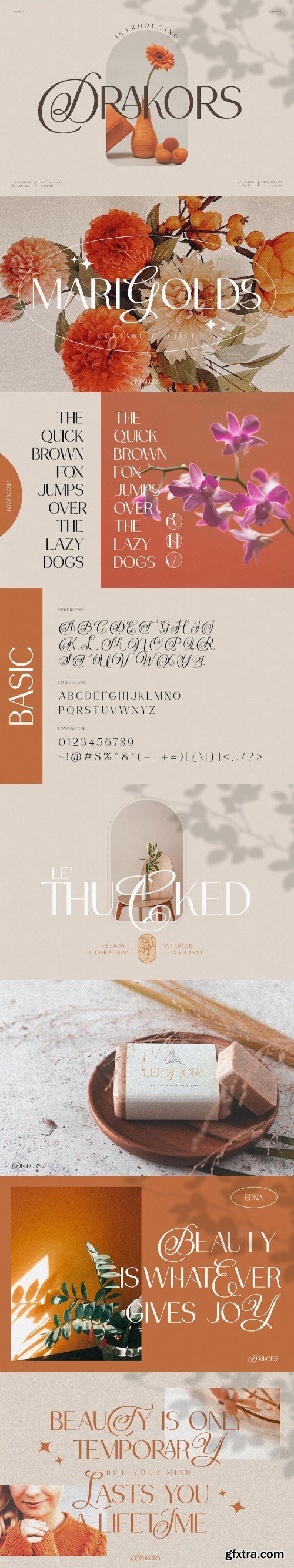 Drakors elegant font