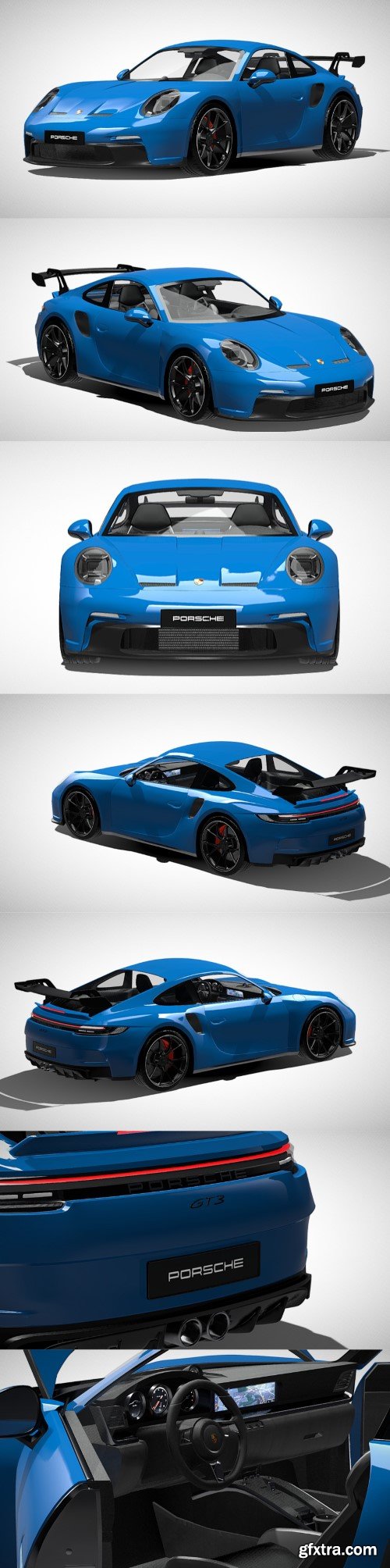 Porsche 911 GT3 (992) 3d model