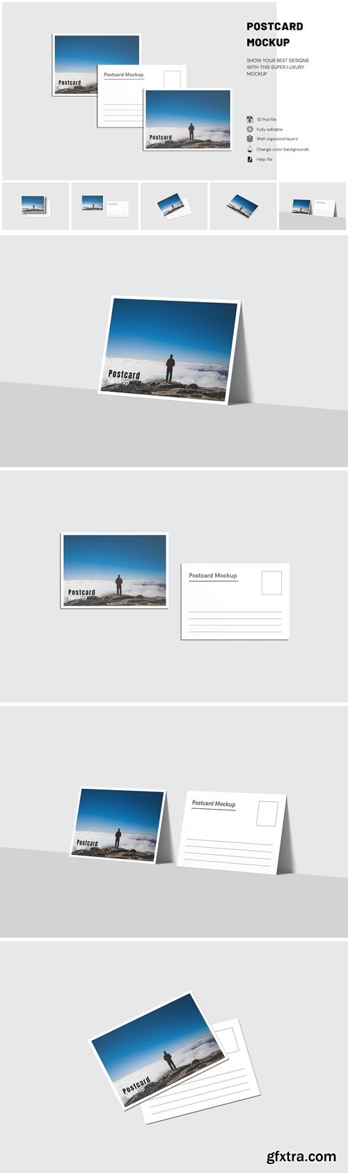 Postcard Mockup HXYA4NS