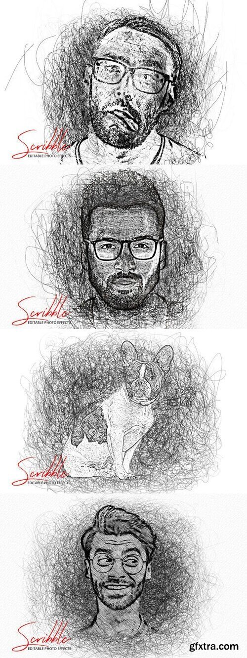 Scribble Art Photo Effect