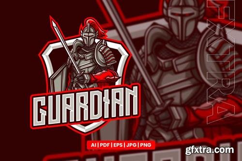 Guardian knight logo mascot