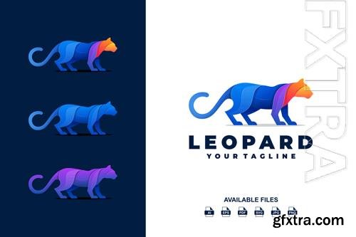 Leopard Colorful Logo Template