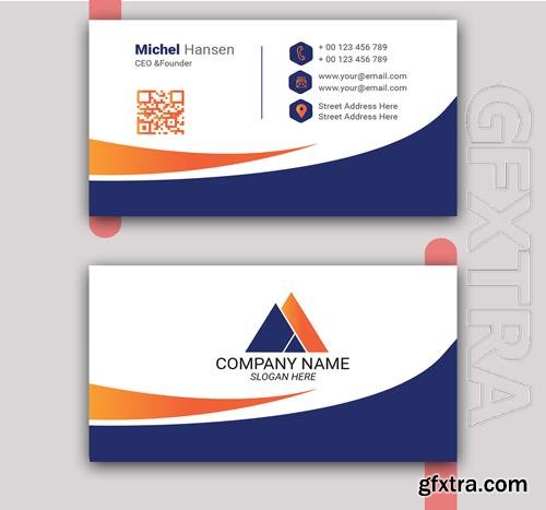 Vector business card template vol 4