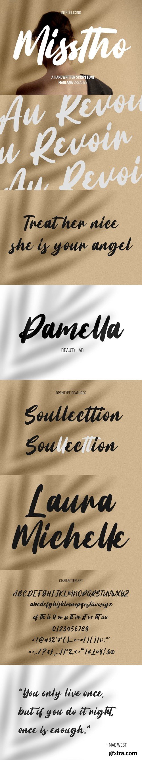 Misstho Script Font