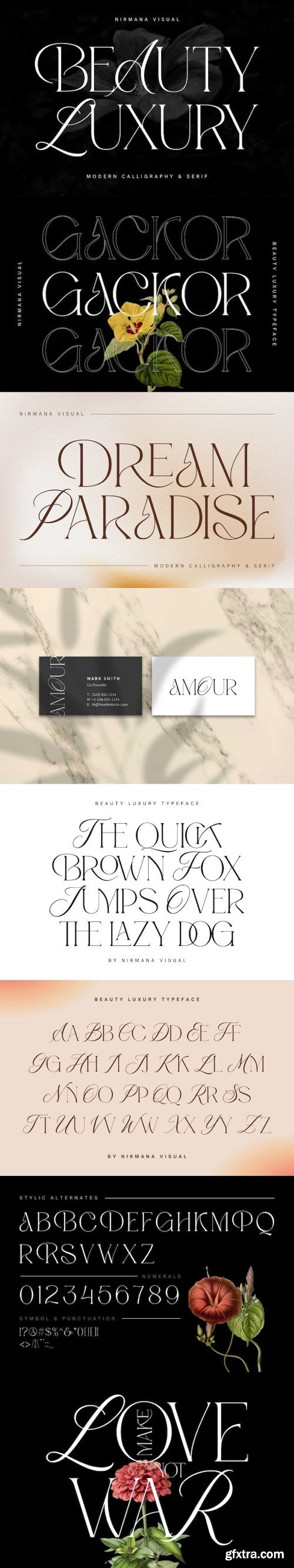 Beauty Luxury - Logo Font