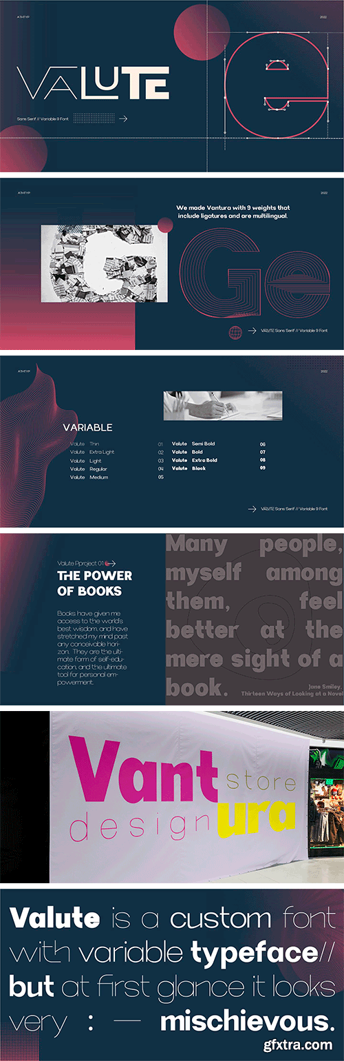 Valute Font Family