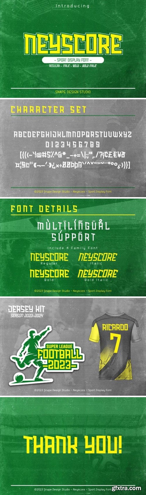 Neyscore Font