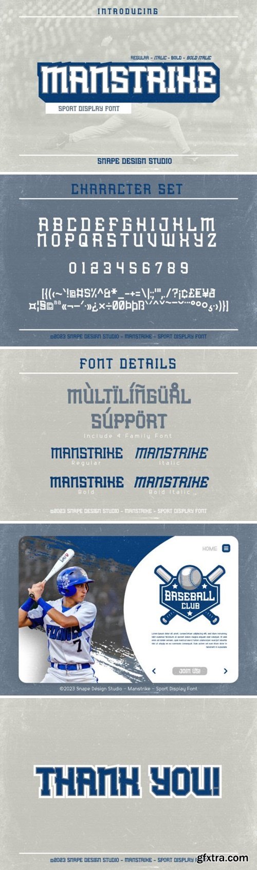 Manstrike Font